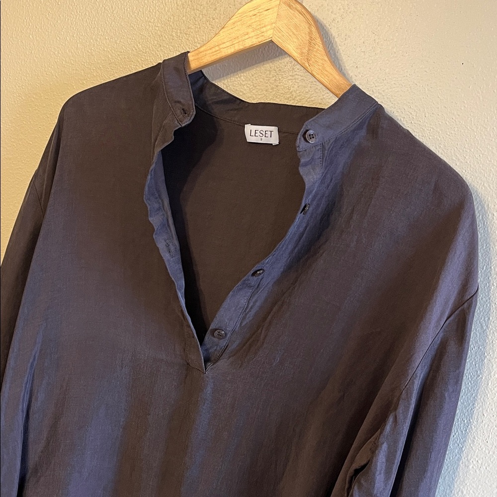 LESET Tunic Top in Coffee